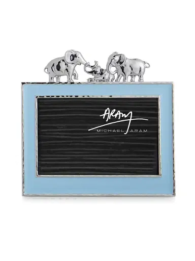 Michael Aram Animals Elephant Picture Frame - Blue 4 x 6 | Thumbnail 1 Michael Aram Animals Elephant Picture Frame - Blue 4 x 6 | Thumbnail 1