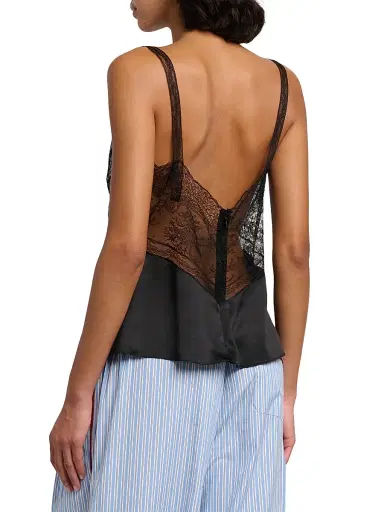 Dolce & Gabbana Women's Lace V-Neck Tank - Nero | Thumbnail 5 Dolce & Gabbana Women's Lace V-Neck Tank - Nero | Thumbnail 5