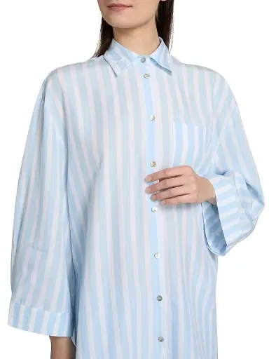 Papinelle Women's Amelie Oversized Pajamas - Clear Sky - Size XL | Thumbnail 6 Papinelle Women's Amelie Oversized Pajamas - Clear Sky - Size XL | Thumbnail 6