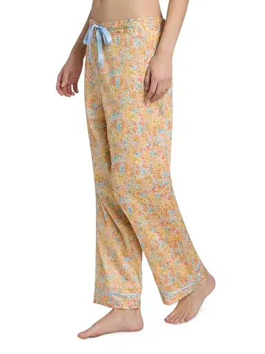 Papinelle Women's Carly Floral Pajamas - Honey Yellow - Size XL | Thumbnail 4 Papinelle Women's Carly Floral Pajamas - Honey Yellow - Size XL | Thumbnail 4
