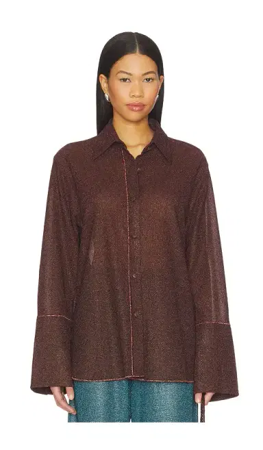 Oséree Lumiere Sleeves Shirt | Thumbnail 1 Oséree Lumiere Sleeves Shirt | Thumbnail 1