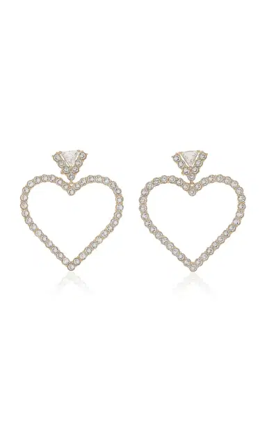 Valentino Garavani Earrings Coeur Royal Metallo Strass | Thumbnail 1 Valentino Garavani Earrings Coeur Royal Metallo Strass | Thumbnail 1
