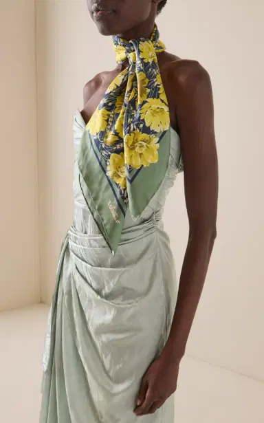 Valentino Garavani Printed Silk Scarf | Thumbnail 2 Valentino Garavani Printed Silk Scarf | Thumbnail 2