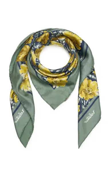 Valentino Garavani Printed Silk Scarf | Thumbnail 1 Valentino Garavani Printed Silk Scarf | Thumbnail 1