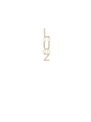 Wish Fine Jewelry 0.15ct Diamond 18K White Gold Luz Single Dangle Drop Earrings | Thumbnail 2 Wish Fine Jewelry 0.15ct Diamond 18K White Gold Luz Single Dangle Drop Earrings | Thumbnail 2