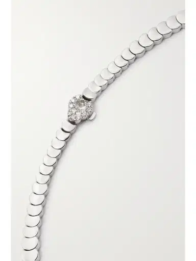 David Morris 18-karat White Gold Diamond Necklace | Thumbnail 3 David Morris 18-karat White Gold Diamond Necklace | Thumbnail 3