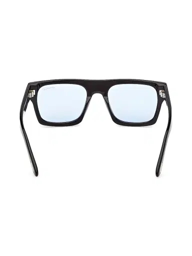 TOM FORD Women's Cyrus 53MM Rectangular Sunglasses - Black Blue | Thumbnail 5 TOM FORD Women's Cyrus 53MM Rectangular Sunglasses - Black Blue | Thumbnail 5