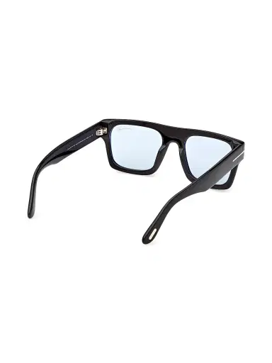 TOM FORD Women's Cyrus 53MM Rectangular Sunglasses - Black Blue | Thumbnail 6 TOM FORD Women's Cyrus 53MM Rectangular Sunglasses - Black Blue | Thumbnail 6