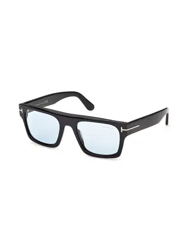 TOM FORD Women's Cyrus 53MM Rectangular Sunglasses - Black Blue | Thumbnail 1 TOM FORD Women's Cyrus 53MM Rectangular Sunglasses - Black Blue | Thumbnail 1