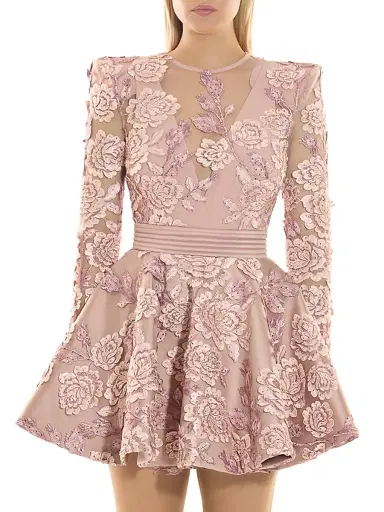 Zhivago Women's The Kiss In The Field Lace-Embroidered Minidress - Beige - Size 10 | Thumbnail 2 Zhivago Women's The Kiss In The Field Lace-Embroidered Minidress - Beige - Size 10 | Thumbnail 2