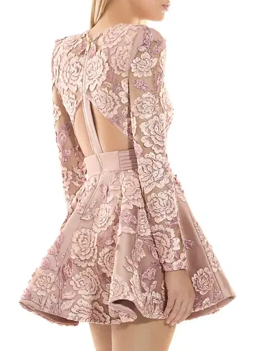 Zhivago Women's The Kiss In The Field Lace-Embroidered Minidress - Beige - Size 10 | Thumbnail 4 Zhivago Women's The Kiss In The Field Lace-Embroidered Minidress - Beige - Size 10 | Thumbnail 4