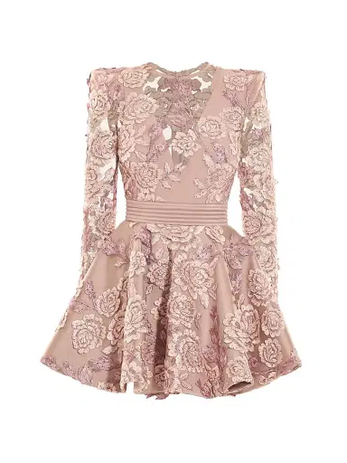 Zhivago Women's The Kiss In The Field Lace-Embroidered Minidress - Beige - Size 10 | Thumbnail 1 Zhivago Women's The Kiss In The Field Lace-Embroidered Minidress - Beige - Size 10 | Thumbnail 1