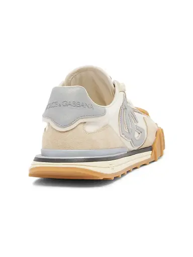 Dolce & Gabbana Women's Logo Low-Top Sneakers - Avorio Beige | Thumbnail 3 Dolce & Gabbana Women's Logo Low-Top Sneakers - Avorio Beige | Thumbnail 3