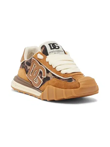 Dolce & Gabbana Women's Logo Low-Top Sneakers - Leo - Size 11 | Thumbnail 2 Dolce & Gabbana Women's Logo Low-Top Sneakers - Leo - Size 11 | Thumbnail 2