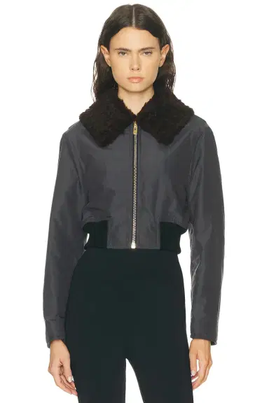 Alaïa ALAΪA Aviator Jacket | Thumbnail 1 Alaïa ALAΪA Aviator Jacket | Thumbnail 1
