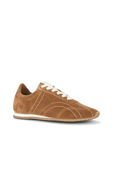 Toteme Flex Suede Sneaker | Thumbnail 2 Toteme Flex Suede Sneaker | Thumbnail 2