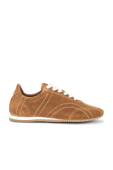 Toteme Flex Suede Sneaker | Thumbnail 1 Toteme Flex Suede Sneaker | Thumbnail 1