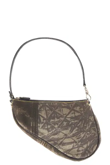 Dior Vintage Denim Saddle Bag | Thumbnail 3 Dior Vintage Denim Saddle Bag | Thumbnail 3
