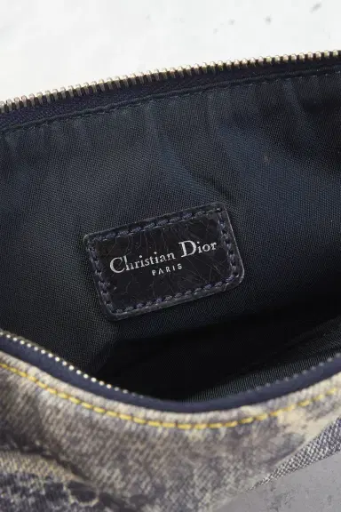 Dior Vintage Denim Saddle Bag | Thumbnail 8 Dior Vintage Denim Saddle Bag | Thumbnail 8