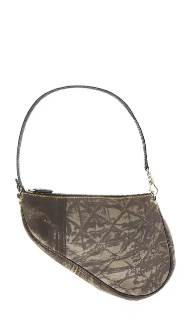 Dior Vintage Denim Saddle Bag | Thumbnail 1 Dior Vintage Denim Saddle Bag | Thumbnail 1