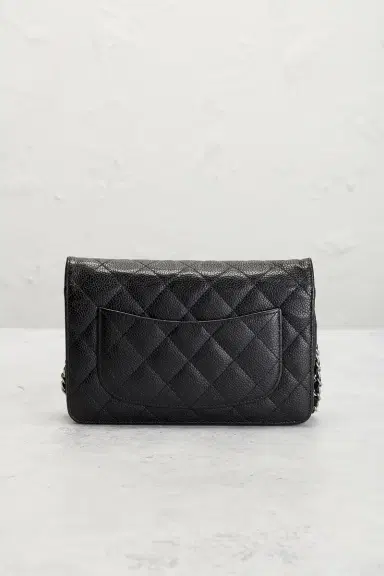 chanel Chanel Caviar Wallet On Chain | Thumbnail 3 chanel Chanel Caviar Wallet On Chain | Thumbnail 3