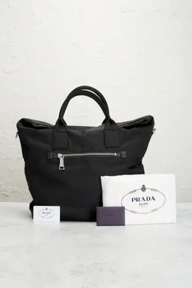 FWRD Renew Prada Reversible Camouflage Handbag | Thumbnail 12 FWRD Renew Prada Reversible Camouflage Handbag | Thumbnail 12