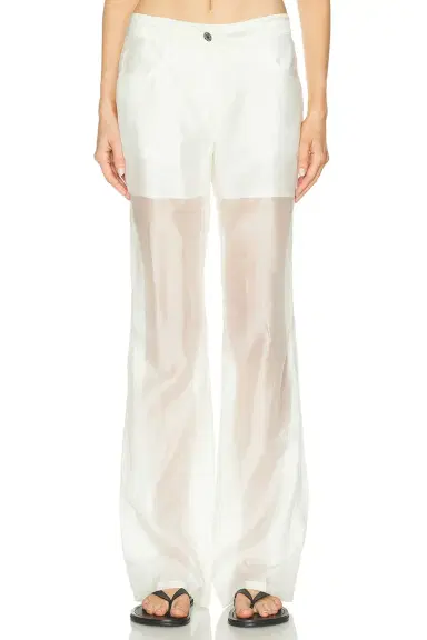 Helmut Lang Sheer Bootcut Pant | Thumbnail 1 Helmut Lang Sheer Bootcut Pant | Thumbnail 1