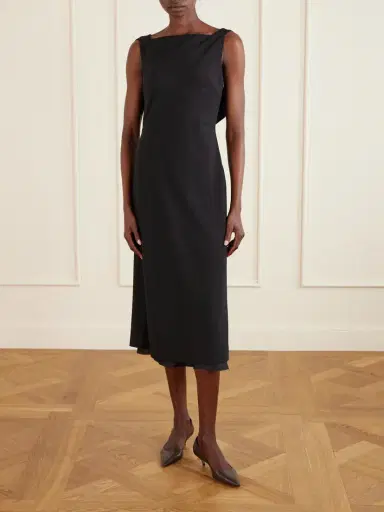 The Row Henna Wool Midi Dress | Thumbnail 2 The Row Henna Wool Midi Dress | Thumbnail 2