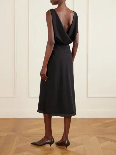The Row Henna Wool Midi Dress | Thumbnail 3 The Row Henna Wool Midi Dress | Thumbnail 3