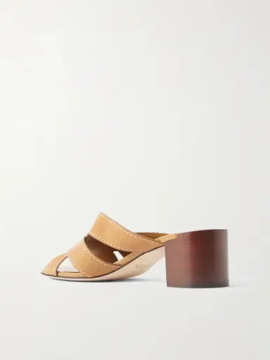Tod's Suede And Leather Mules | Thumbnail 3 Tod's Suede And Leather Mules | Thumbnail 3
