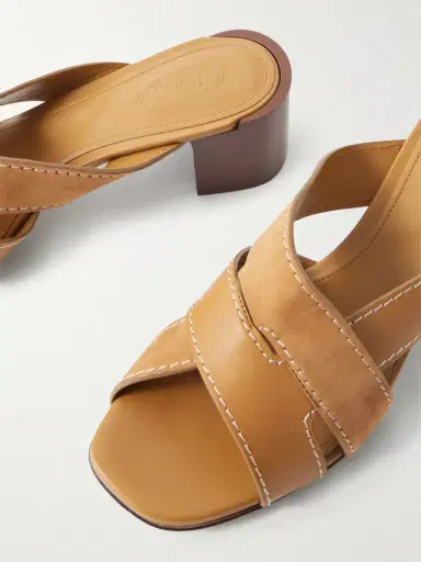 Tod's Suede And Leather Mules | Thumbnail 5 Tod's Suede And Leather Mules | Thumbnail 5