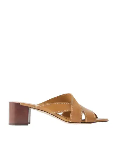 Tod's Suede And Leather Mules | Thumbnail 1 Tod's Suede And Leather Mules | Thumbnail 1