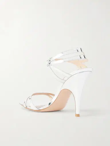 Gianvito Rossi 95 Mirrored-leather Sandals | Thumbnail 3 Gianvito Rossi 95 Mirrored-leather Sandals | Thumbnail 3