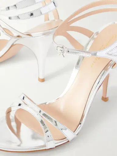 Gianvito Rossi 95 Mirrored-leather Sandals | Thumbnail 5 Gianvito Rossi 95 Mirrored-leather Sandals | Thumbnail 5
