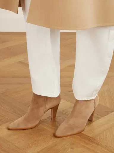 Gianvito Rossi Whipstitched Leather-trimmed Suede Ankle Boots | Thumbnail 2 Gianvito Rossi Whipstitched Leather-trimmed Suede Ankle Boots | Thumbnail 2