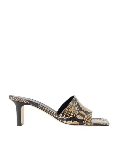 aeyde Jessie Snake-effect Leather Sandals | Thumbnail 1 aeyde Jessie Snake-effect Leather Sandals | Thumbnail 1