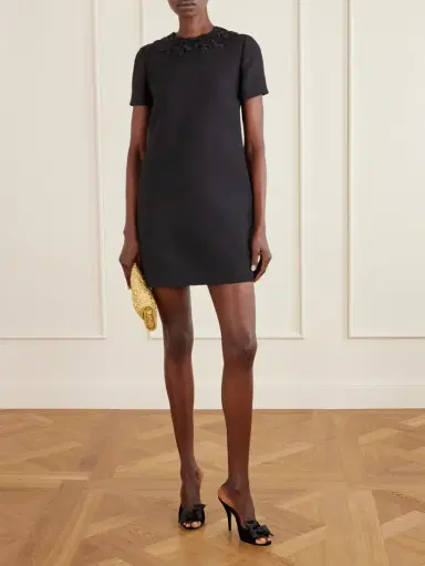 Valentino Garavani Marie 105 Bow-embellished Satin-trimmed Velvet Mules | Thumbnail 4 Valentino Garavani Marie 105 Bow-embellished Satin-trimmed Velvet Mules | Thumbnail 4