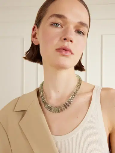 Ileana Makri Aura 18-karat White Gold, Sterling Silver, Amethyst And Diamond Necklace | Thumbnail 2 Ileana Makri Aura 18-karat White Gold, Sterling Silver, Amethyst And Diamond Necklace | Thumbnail 2