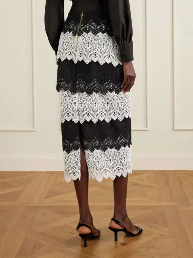 Carolina Herrera Lace Midi Skirt | Thumbnail 3 Carolina Herrera Lace Midi Skirt | Thumbnail 3