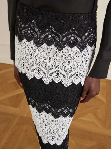 Carolina Herrera Lace Midi Skirt | Thumbnail 4 Carolina Herrera Lace Midi Skirt | Thumbnail 4