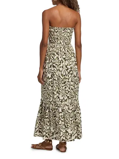 MISA Los Angeles Women's Sanya Floral Smocked Maxi Dress - Abstract Floraburst | Thumbnail 5 MISA Los Angeles Women's Sanya Floral Smocked Maxi Dress - Abstract Floraburst | Thumbnail 5