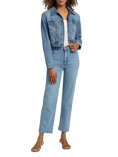 Frame Women's The Off Duty Classic Jacket - Essence - Size Large | Thumbnail 2 Frame Women's The Off Duty Classic Jacket - Essence - Size Large | Thumbnail 2