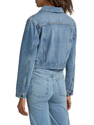 Frame Women's The Off Duty Classic Jacket - Essence - Size Large | Thumbnail 5 Frame Women's The Off Duty Classic Jacket - Essence - Size Large | Thumbnail 5