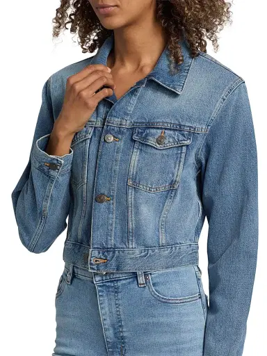 Frame Women's The Off Duty Classic Jacket - Essence - Size Large | Thumbnail 6 Frame Women's The Off Duty Classic Jacket - Essence - Size Large | Thumbnail 6