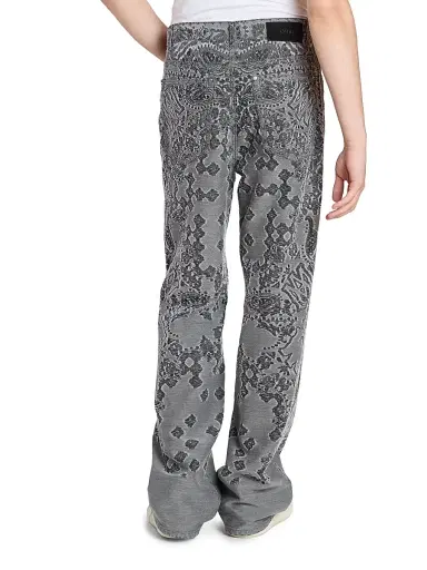 Amiri Men's MA Quad Bandana Baggy Jeans - Black | Thumbnail 5 Amiri Men's MA Quad Bandana Baggy Jeans - Black | Thumbnail 5