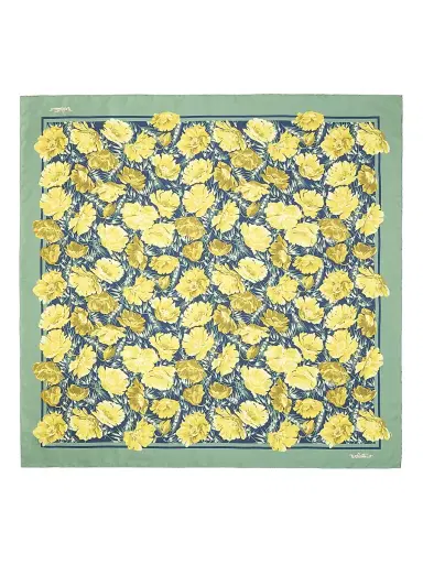 Valentino Garavani Women's Apres L'hiver Poppies Silk Scarf | Thumbnail 2 Valentino Garavani Women's Apres L'hiver Poppies Silk Scarf | Thumbnail 2