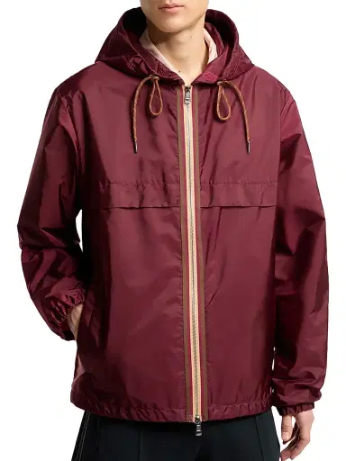 Moncler Men's Nidge Jacket - Burgundy | Thumbnail 2 Moncler Men's Nidge Jacket - Burgundy | Thumbnail 2