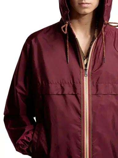 Moncler Men's Nidge Jacket - Burgundy | Thumbnail 4 Moncler Men's Nidge Jacket - Burgundy | Thumbnail 4