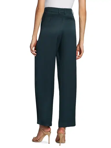 Giorgio Armani Women's Silk Straight-Leg Pants | Thumbnail 5 Giorgio Armani Women's Silk Straight-Leg Pants | Thumbnail 5