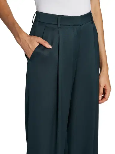 Giorgio Armani Women's Silk Straight-Leg Pants | Thumbnail 6 Giorgio Armani Women's Silk Straight-Leg Pants | Thumbnail 6